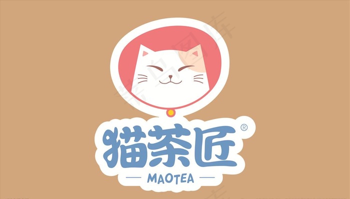 猫茶匠图片eps,ai矢量模版下载