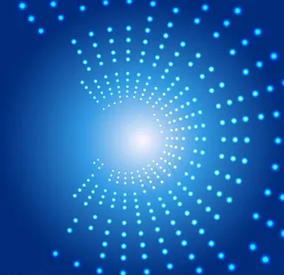 科技放射点图片