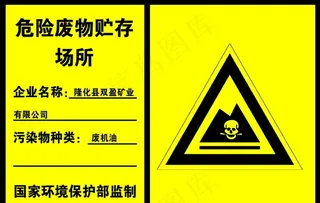 危险废物贮存场所图片