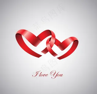 心丝带背景图片