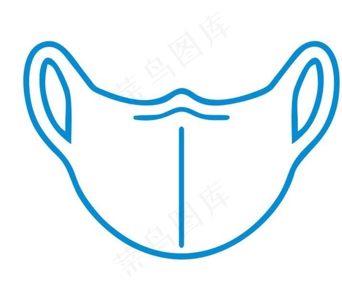 矢量口罩图片cdr矢量模版下载
