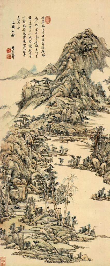 山中早春图图片