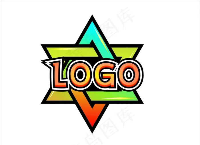 游戏logo图片cdr矢量模版下载