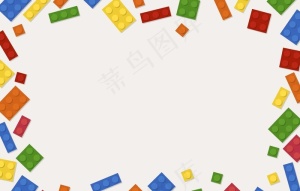 积木背景图片