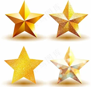 五角星 矢量图片