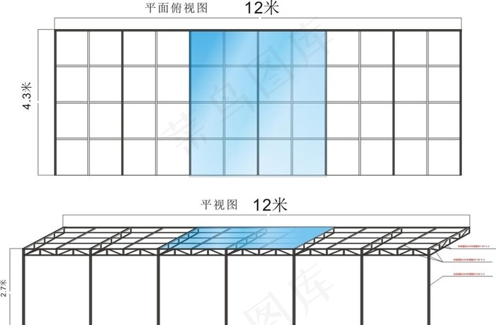 不锈钢玻璃雨棚效果图图片