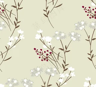 黄底小梅花图片