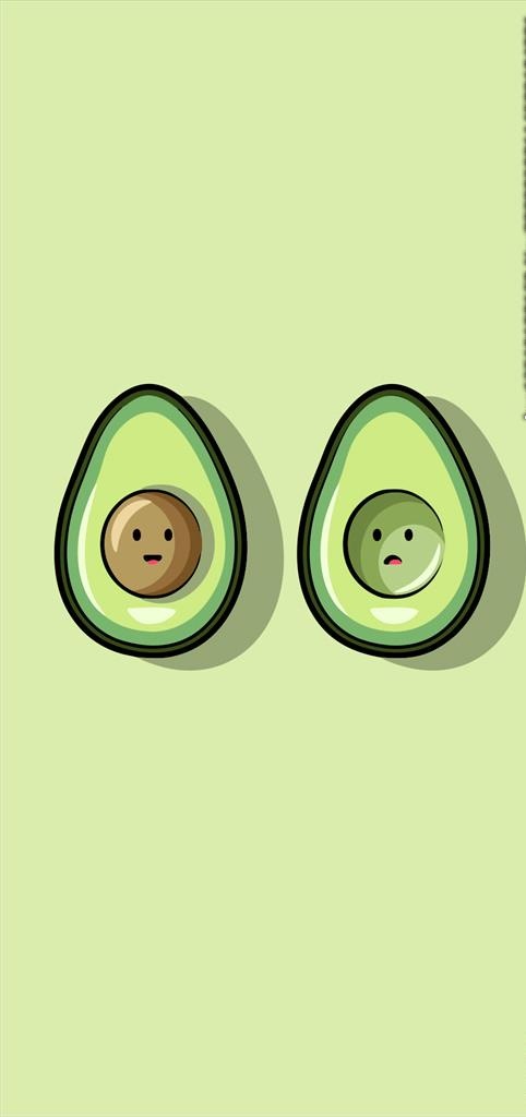 可爱牛油果图片
