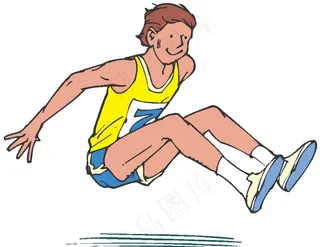 跳远图片