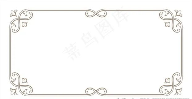 欧式花纹边框图片