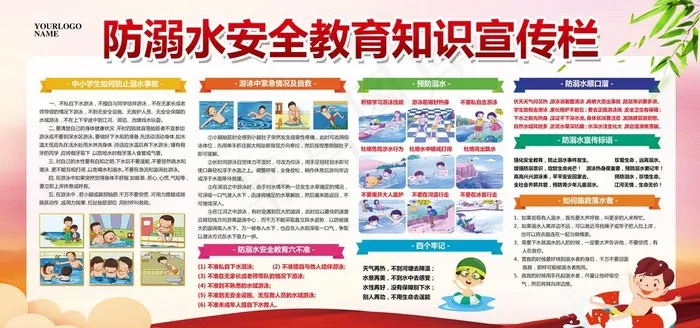 防溺水图片(6000X3000(DPI:150))psd模版下载