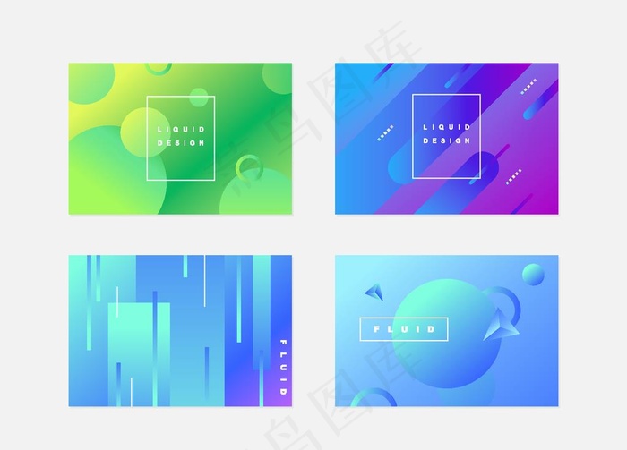 时尚彩色 渐变背景图片