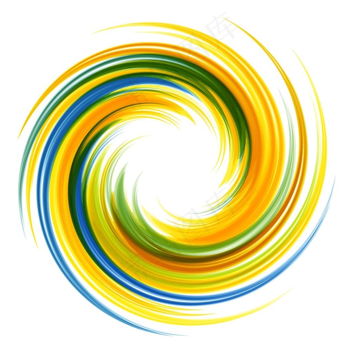 炫彩扭曲旋转空间图片