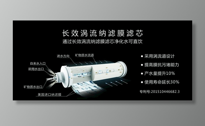 泉来厨房净水器图片cdr矢量模版下载