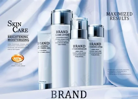 化妆品背景海报图片