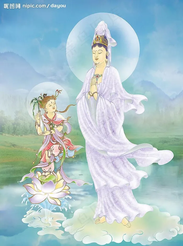 三十三观音之合掌观音图片