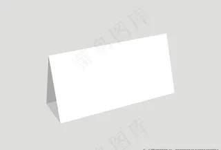 矢量桌卡样机图片