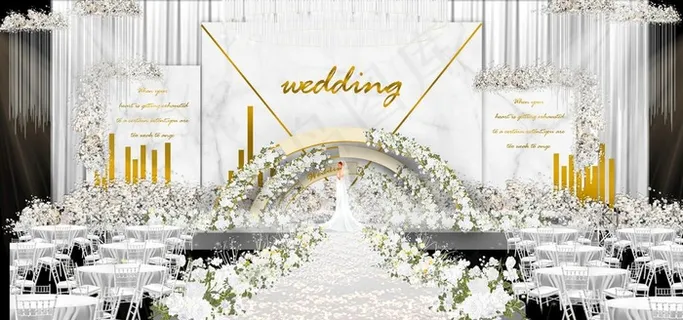 白绿色婚礼 婚礼迎宾背景图片 白绿色婚礼 婚礼迎宾背景图片