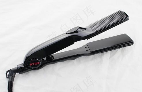 黑色喷油直发器图片