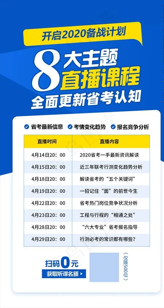 直播课程宣传图片psd模版下载