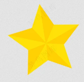 立体感五角星图片