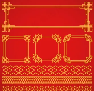 中式边框图片