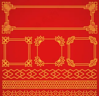中式边框图片