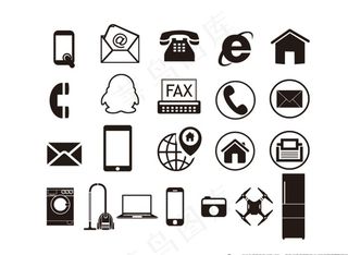 电话qq手机图标图片