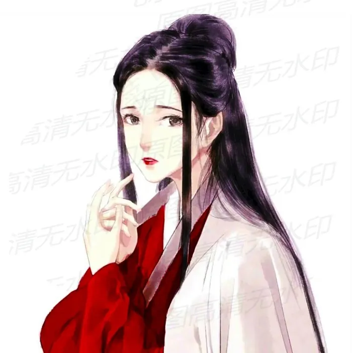 古风楚楚可怜美女图片psd模版下载