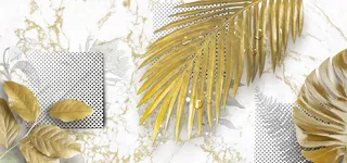 轻奢三联画图片