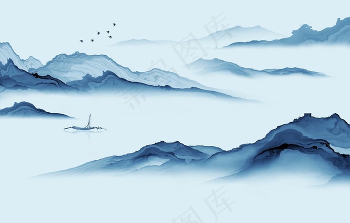 水墨山水图片