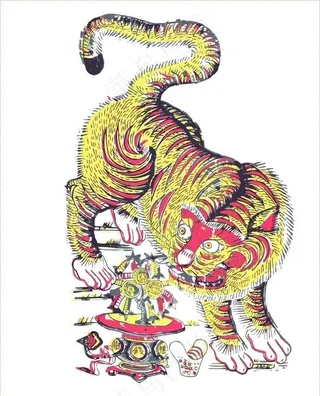 传统年画素材图片