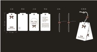 欧式简约风吊牌图片