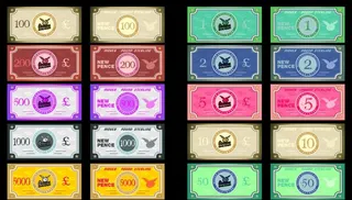 少儿培训奖励游戏币图片