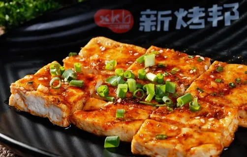 香煎铁板豆腐图片 香煎铁板豆腐图片