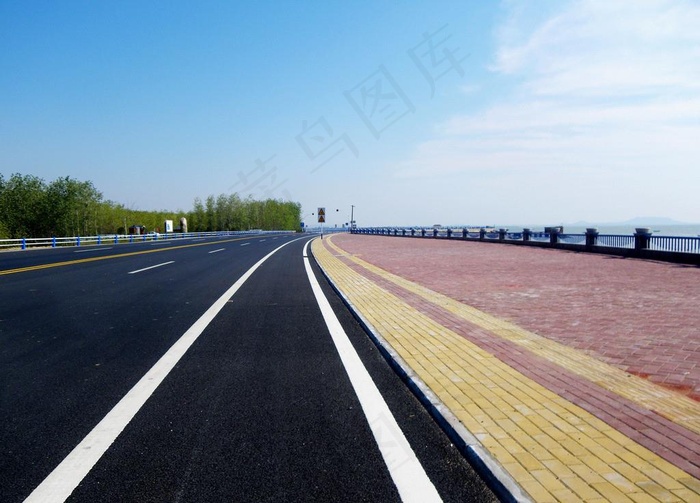 环巢湖大道图片