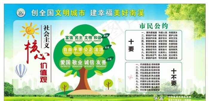 创文展板图片