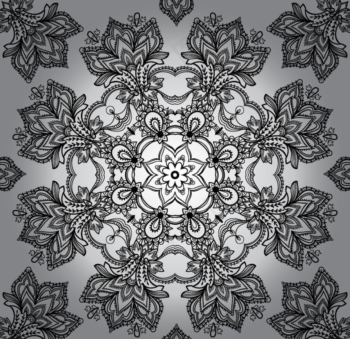 蕾丝花边图片eps,ai矢量模版下载
