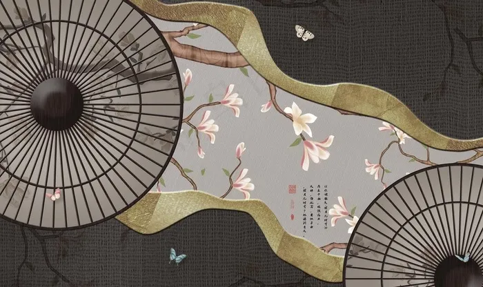 新中式背景墙图片(9071X5669(DPI:72))psd模版下载