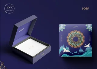 中式珠宝包装设计图片