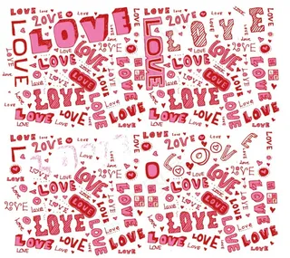 love字母背景图片