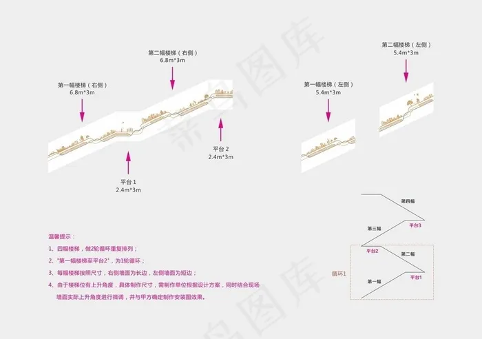 墙体装饰图片cdr矢量模版下载