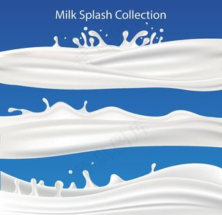 牛奶海报素材模板图片