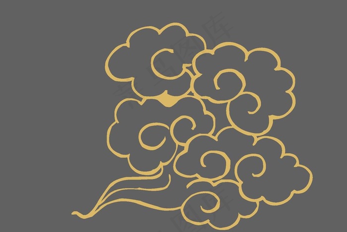 祥云图片ai矢量模版下载
