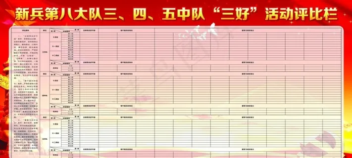党建活动评比栏图片