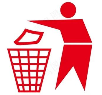 矢量请勿乱丢垃圾图片