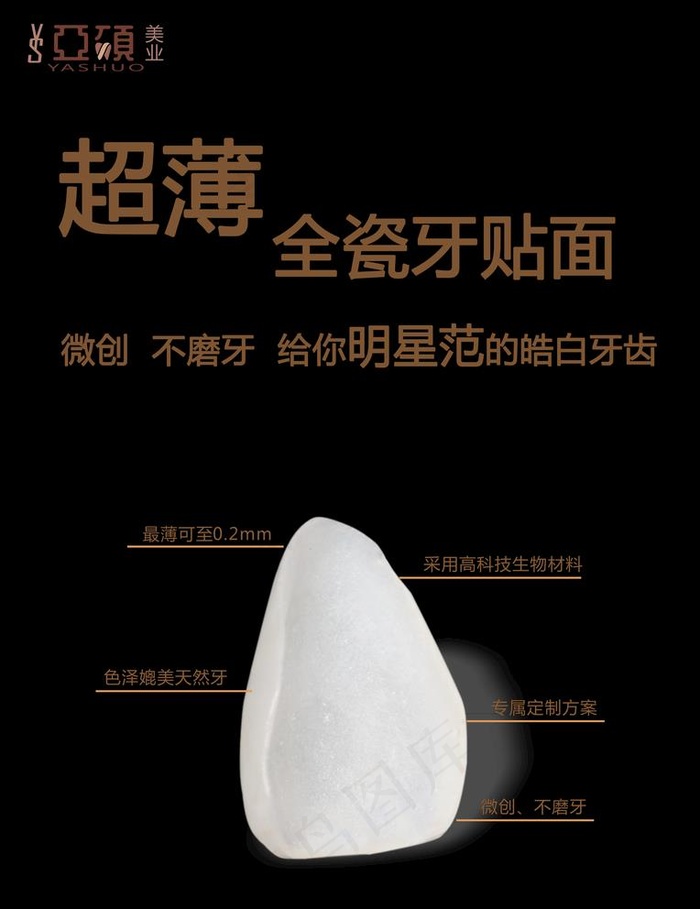 牙齿海报图片psd模版下载