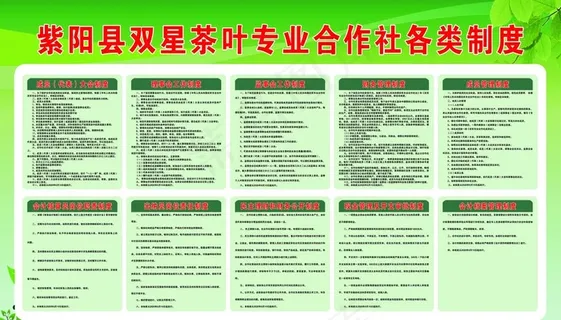 茶叶专业合作社制度图片