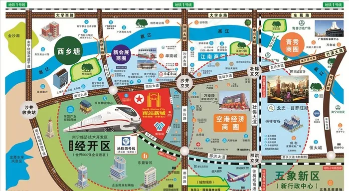 地产区位图图片cdr矢量模版下载