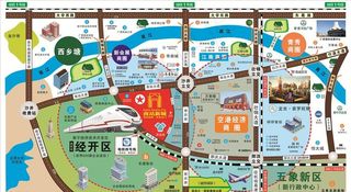 地产区位图图片